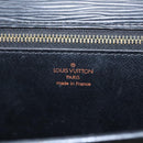 LOUIS VUITTON Epi Serie Dragonne Clutch Bag Black Noir M52612 LV Auth 106784-16