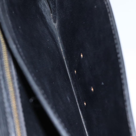 LOUIS VUITTON Epi Serie Dragonne Clutch Bag Black Noir M52612 LV Auth 106784