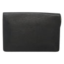LOUIS VUITTON Epi Serie Dragonne Clutch Bag Black Noir M52612 LV Auth 106784-2