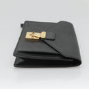 LOUIS VUITTON Epi Serie Dragonne Clutch Bag Black Noir M52612 LV Auth 106784-4
