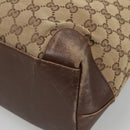 GUCCI GG Canvas Hand Bag Beige 002 1121 Auth 106789-9