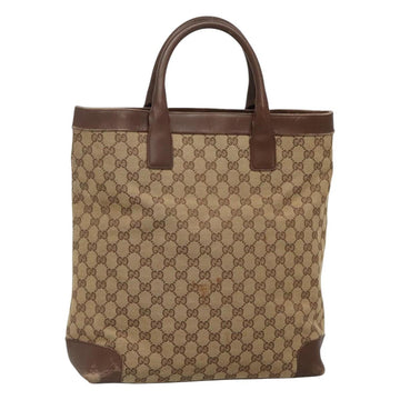 GUCCI GG Canvas Hand Bag Beige 002 1121 Auth 106789
