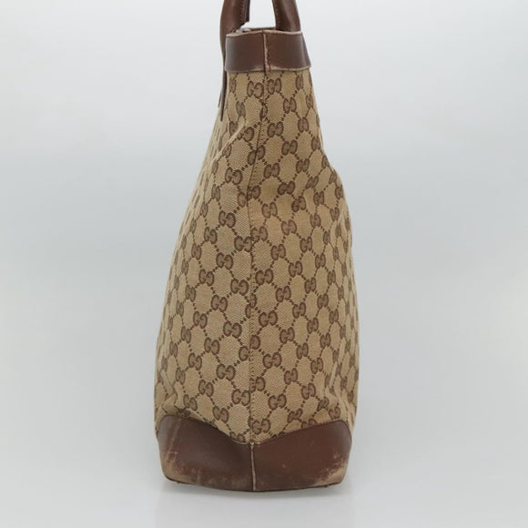 GUCCI GG Canvas Hand Bag Beige 002 1121 Auth 106789