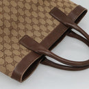 GUCCI GG Canvas Hand Bag Beige 002 1121 Auth 106789-6