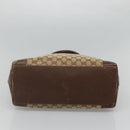 GUCCI GG Canvas Hand Bag Beige 002 1121 Auth 106789-5