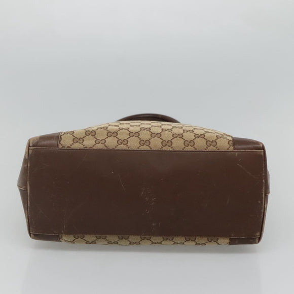 GUCCI GG Canvas Hand Bag Beige 002 1121 Auth 106789