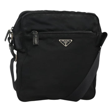 PRADA Shoulder Bag Nylon Black Auth 106791
