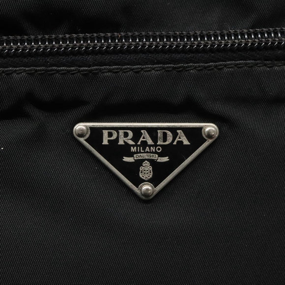 PRADA Shoulder Bag Nylon Black Auth 106791