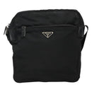 PRADA Shoulder Bag Nylon Black Auth 106791-13