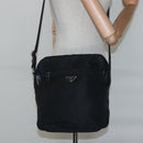 PRADA Shoulder Bag Nylon Black Auth 106791-25
