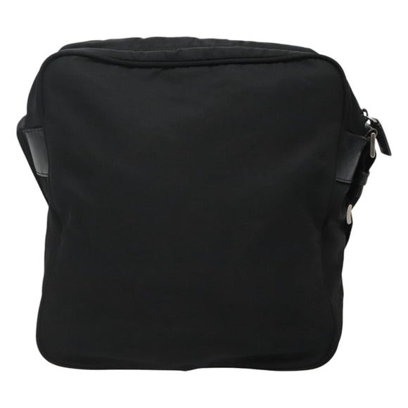 PRADA Shoulder Bag Nylon Black Auth 106791