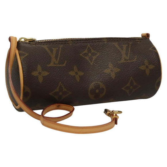 LOUIS VUITTON Monogram Papillon Pouch LV Auth 106793
