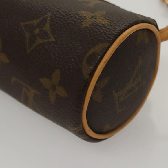 LOUIS VUITTON Monogram Papillon Pouch LV Auth 106793