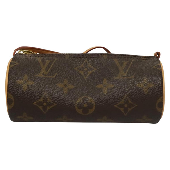 LOUIS VUITTON Monogram Papillon Pouch LV Auth 106793