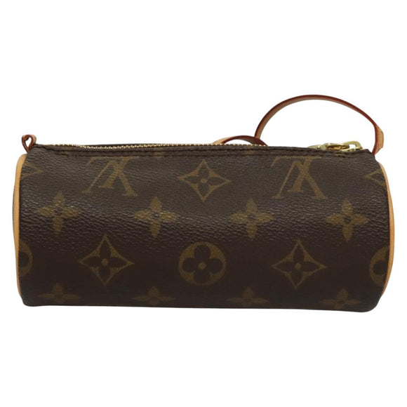 LOUIS VUITTON Monogram Papillon Pouch LV Auth 106793