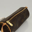 LOUIS VUITTON Monogram Papillon Pouch LV Auth 106793-6