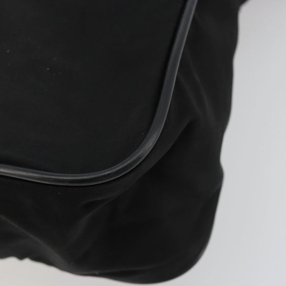 PRADA Shoulder Bag Nylon Black Auth 106796