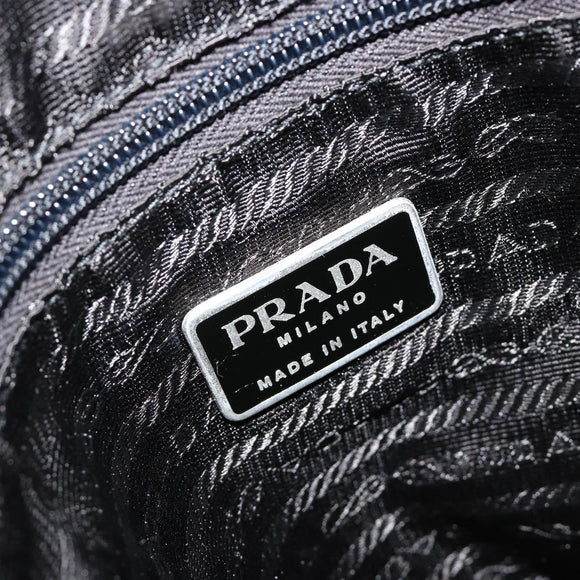 PRADA Shoulder Bag Nylon Black Auth 106796
