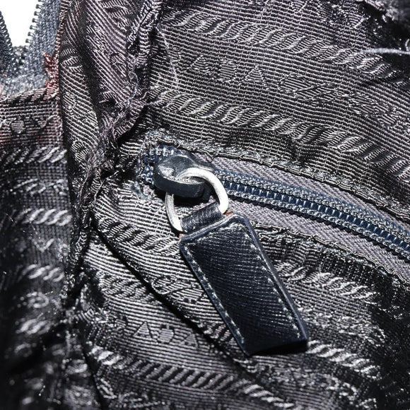 PRADA Shoulder Bag Nylon Black Auth 106796