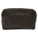 LOUIS VUITTON Monogram Trousse Toilette 28 Clutch Bag M47522 LV Auth 106799-2