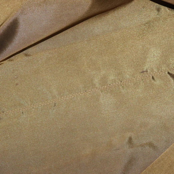 FENDI Zucca Canvas Tote Bag PVC Brown Black Gold Auth 106827V