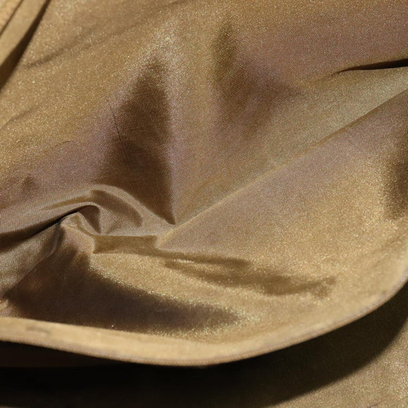 FENDI Zucca Canvas Tote Bag PVC Brown Black Gold Auth 106827V