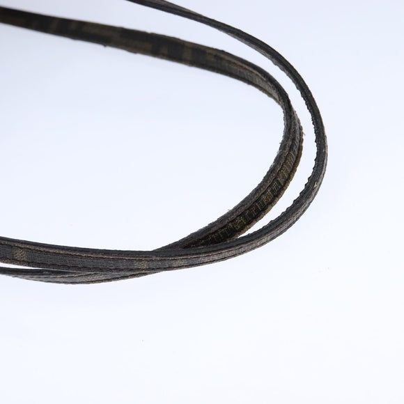 FENDI Zucca Canvas Tote Bag PVC Brown Black Gold Auth 106827V