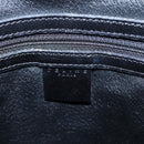 CELINE Macadam Canvas Tote Bag PVC Leather Black Gold Auth 106873V-18