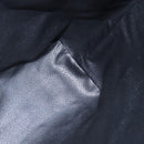 CELINE Macadam Canvas Tote Bag PVC Leather Black Gold Auth 106873V-19