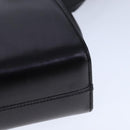 Salvatore Ferragamo Gancini Shoulder Bag Leather Black Gold Auth 106875-16