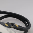 MCM Vicetos Logogram Mini Hand Bag PVC Leather White Auth 106889-8