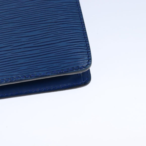 LOUIS VUITTON Epi Capuchin Shoulder Bag Blue M52345 LV Auth 106904