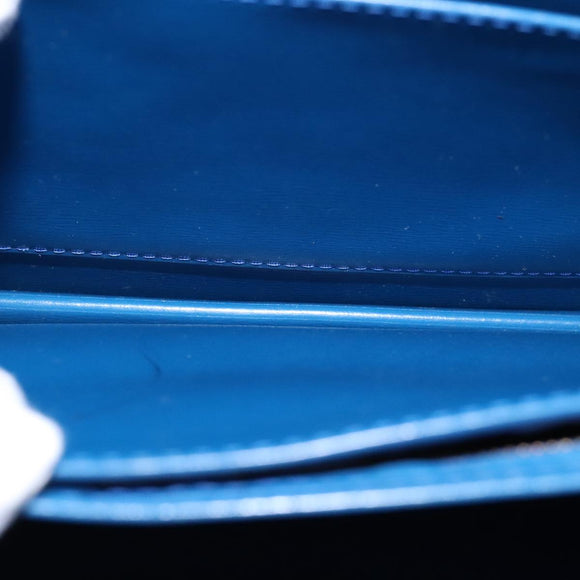 LOUIS VUITTON Epi Capuchin Shoulder Bag Blue M52345 LV Auth 106904