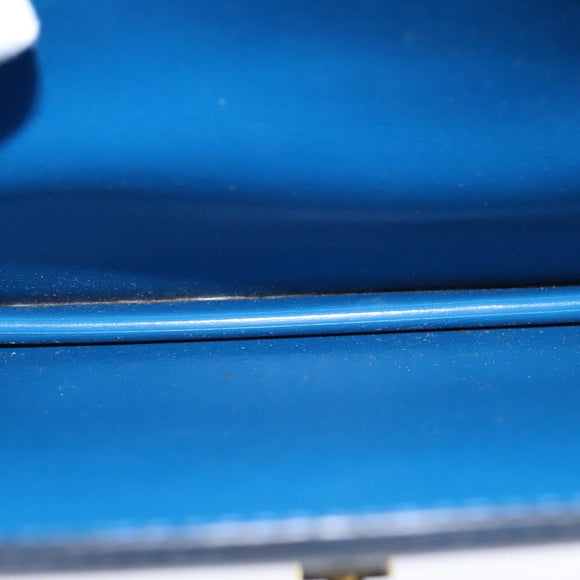 LOUIS VUITTON Epi Capuchin Shoulder Bag Blue M52345 LV Auth 106904