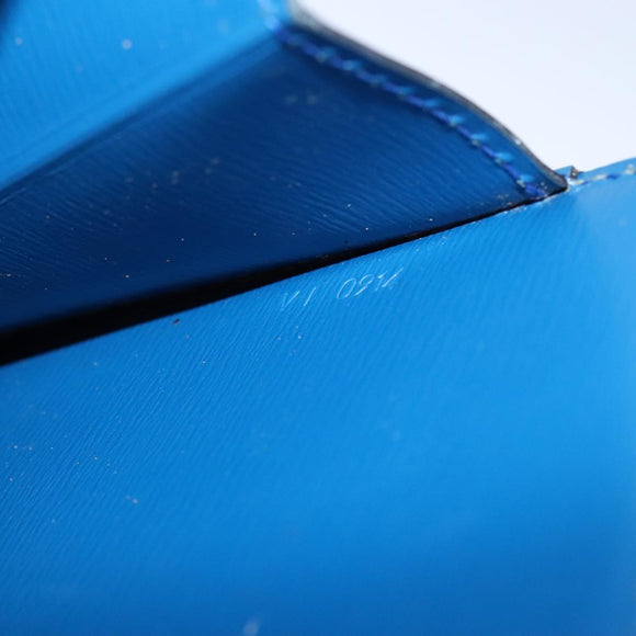 LOUIS VUITTON Epi Capuchin Shoulder Bag Blue M52345 LV Auth 106904