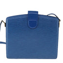 LOUIS VUITTON Epi Capuchin Shoulder Bag Blue M52345 LV Auth 106904-2