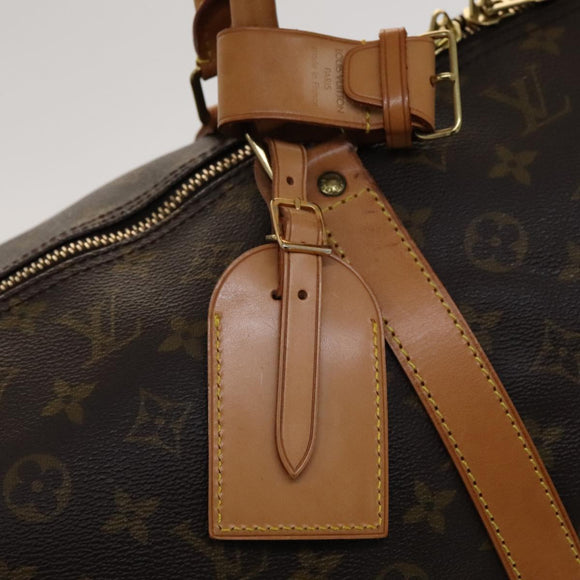 LOUIS VUITTON Monogram Keepall 60 Boston Bag M41422 LV Auth 106913