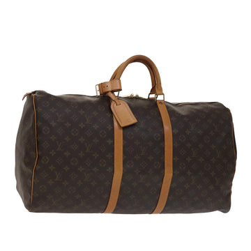 LOUIS VUITTON Monogram Keepall 60 Boston Bag M41422 LV Auth 106913