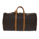 LOUIS VUITTON Monogram Keepall 60 Boston Bag M41422 LV Auth 106913-13