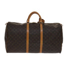 LOUIS VUITTON Monogram Keepall 60 Boston Bag M41422 LV Auth 106913-2