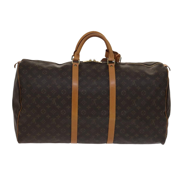 LOUIS VUITTON Monogram Keepall 60 Boston Bag M41422 LV Auth 106913