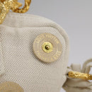 LOUIS VUITTON Tinkerbell Polka Dots Panama Bag Canvas White M95407 Auth 106959-18