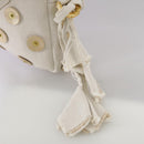 LOUIS VUITTON Tinkerbell Polka Dots Panama Bag Canvas White M95407 Auth 106959-9