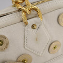 LOUIS VUITTON Tinkerbell Polka Dots Panama Bag Canvas White M95407 Auth 106959-10