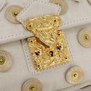 LOUIS VUITTON Tinkerbell Polka Dots Panama Bag Canvas White M95407 Auth 106959-19