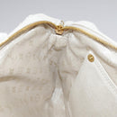 LOUIS VUITTON Tinkerbell Polka Dots Panama Bag Canvas White M95407 Auth 106959-25