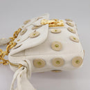 LOUIS VUITTON Tinkerbell Polka Dots Panama Bag Canvas White M95407 Auth 106959-3
