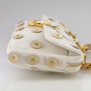 LOUIS VUITTON Tinkerbell Polka Dots Panama Bag Canvas White M95407 Auth 106959-4