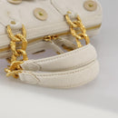 LOUIS VUITTON Tinkerbell Polka Dots Panama Bag Canvas White M95407 Auth 106959-7