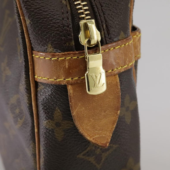 LOUIS VUITTON Monogram Compiegne 28 Clutch Bag M51845 LV Auth 106986